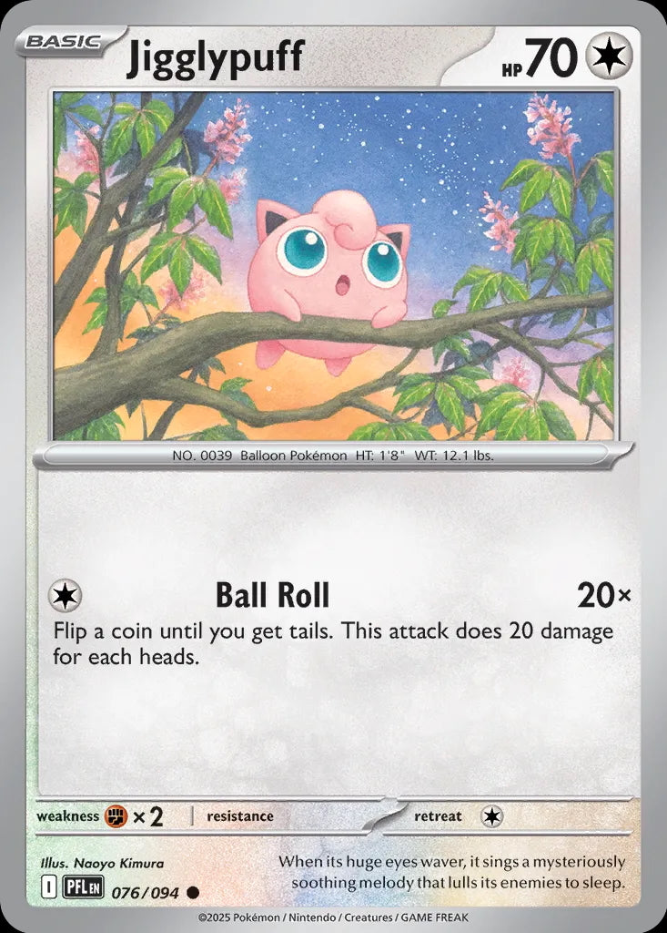 Phantasmal Flames Jigglypuff #076/94